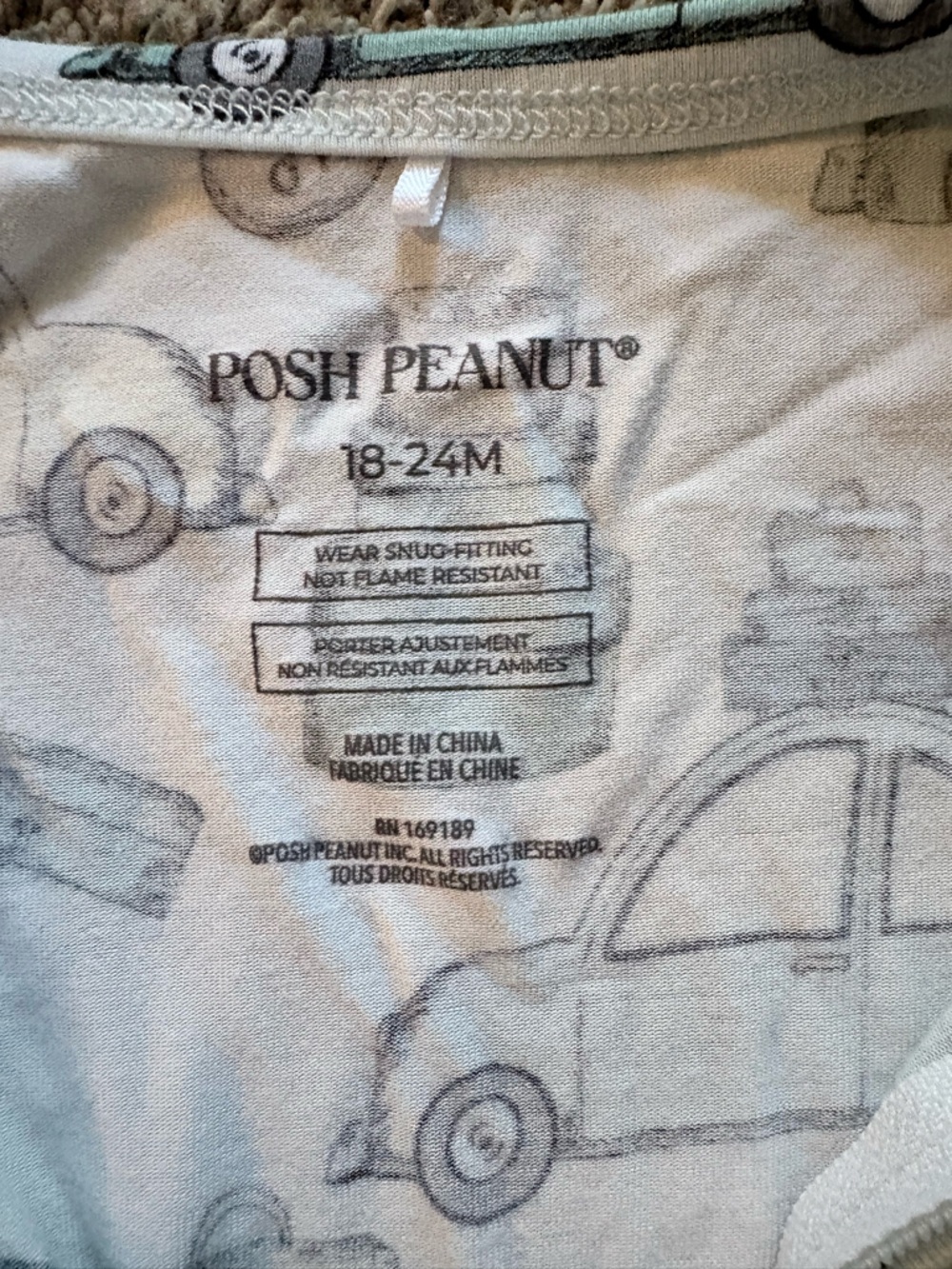 Boys Posh Peanut footie pajama lot - Picture 9 of 9